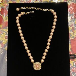 Heidi Daus Pink Neckace With Magnetic Enhancer